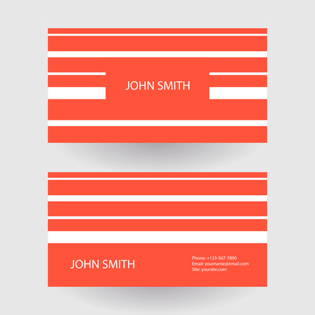 business card のイラスト素材