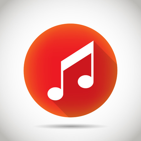 Music note icon  のイラスト素材