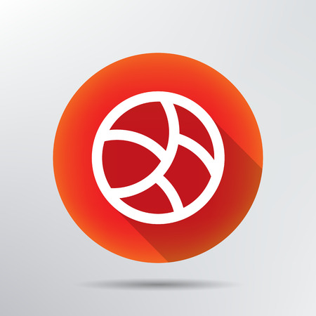 Basketball ball icon のイラスト素材