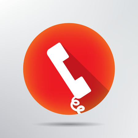 telephone handset icon  のイラスト素材