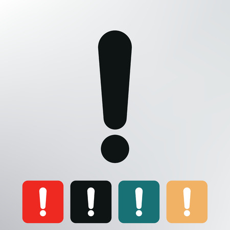 exclamation mark icon の写真素材