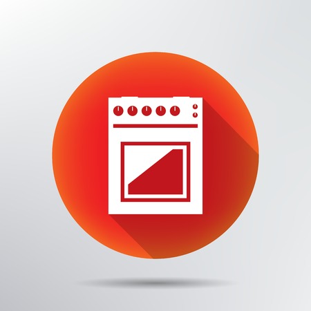 gas stove icon のイラスト素材