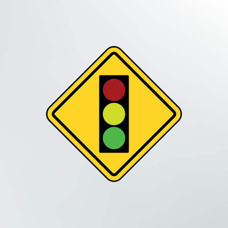 traffic light icon.Vector illustration.のイラスト素材