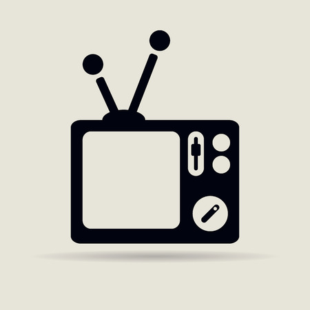 tv icon.vector illustrationのイラスト素材