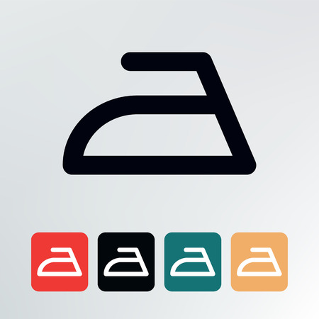 Ironing symbol.vector illustration.のイラスト素材