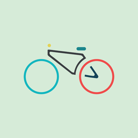 bike icon.vector illustration.のイラスト素材
