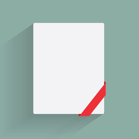 blank paper.vector illustration.のイラスト素材