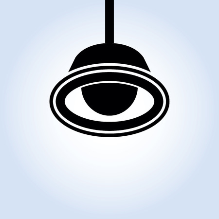 hanging lamp.vector illustration.のイラスト素材