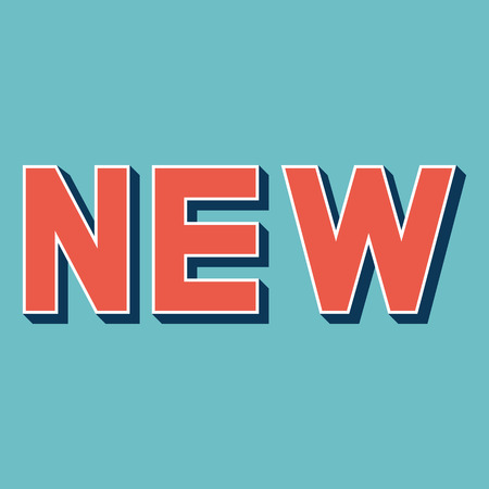 new text.vector illustration.のイラスト素材