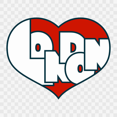 i love london.vector illustration.のイラスト素材