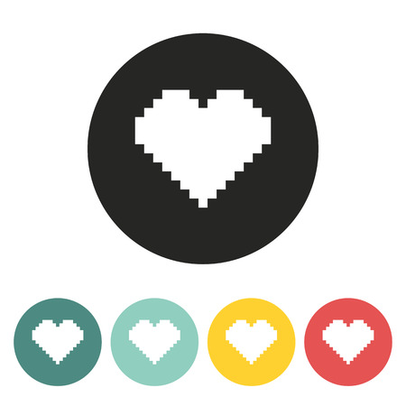 heart icon.vector illustration.のイラスト素材