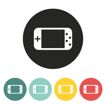 Game console.Vector illustration.のイラスト素材