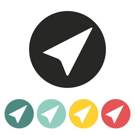 paper airplane icon.vector illustration.のイラスト素材