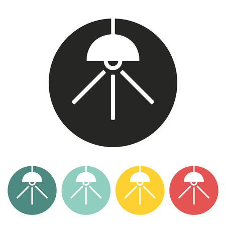 hanging lamp icon.vector illustration.のイラスト素材
