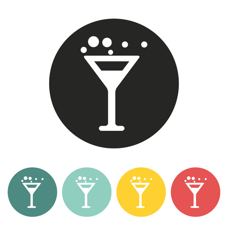 wine glass Icon.vector illustration.のイラスト素材