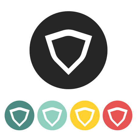 shield icon.vector illustration.のイラスト素材