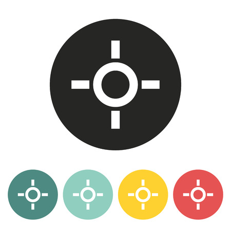 aim icon.vector illustration.のイラスト素材