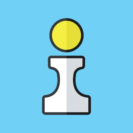 Letter i icon.Vector illustration.のイラスト素材