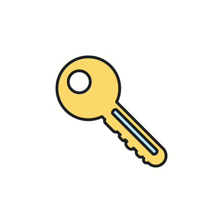 key icon illustration.のイラスト素材