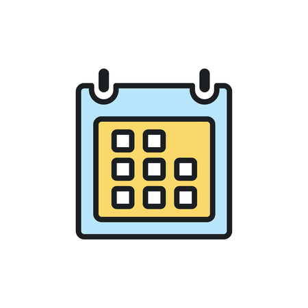Calendar icon illustration.のイラスト素材