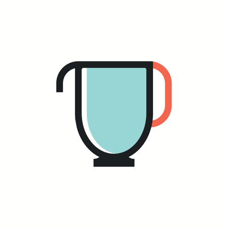 kettle icon illustration.のイラスト素材