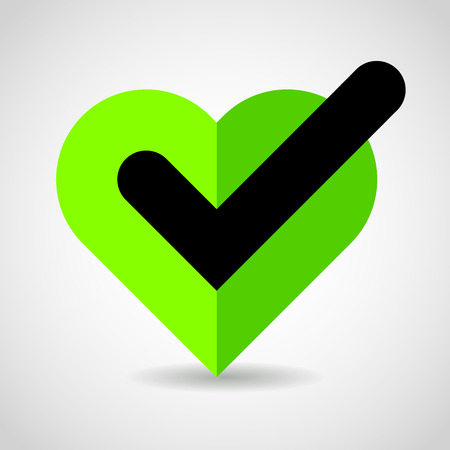 heart icon.vector illustration.のイラスト素材