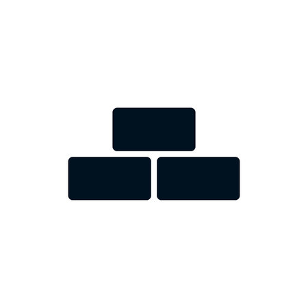 brick wall icon.vector illustration.のイラスト素材