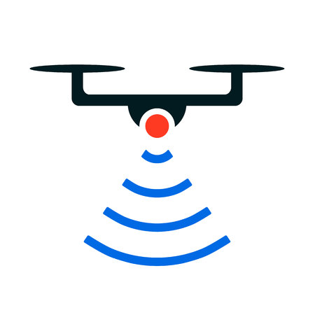 drone icon.vector illustration.のイラスト素材