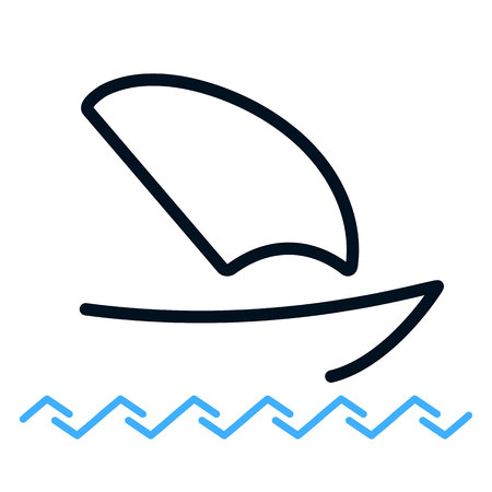 Sailing boat icon.vector illustration.のイラスト素材