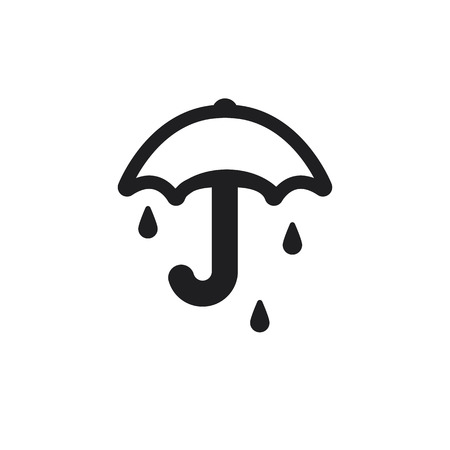 umbrella icon.vector illustration.のイラスト素材