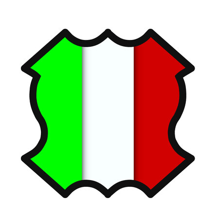 flag Italy illustration.のイラスト素材