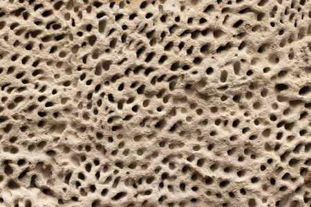 Macro texture of a natural porous rock surface. High quality photoの写真素材