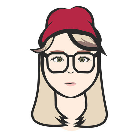 Fashion face icon