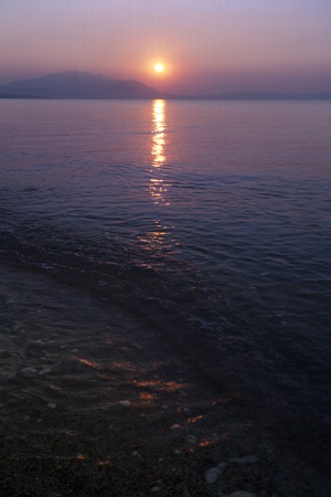 Nea Vrasna, Greece, july, summer season, early in the morning.の写真素材