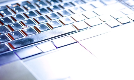 Details of a modern keyboard as background  の写真素材