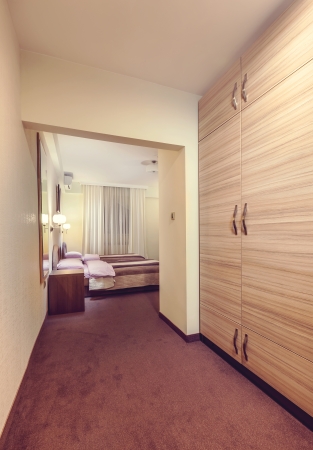 Interior of a hotel room, modern and clean. Interior of a hotel room, modern and clean.