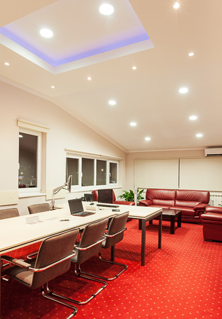 Interior of a manager office modern design with luxury furniture.の写真素材