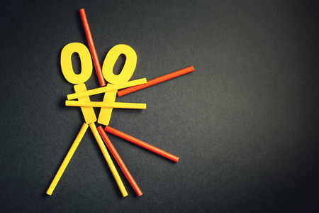 Conceptual composition representing love and happiness between man and woman.の写真素材