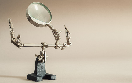 Details of an old metal tool most used for soldering and similar crafts.の写真素材