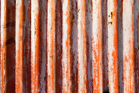 Details of a rusted material, closeup view on texture. の写真素材