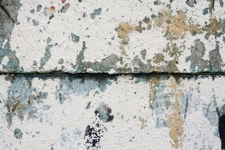 Details of an old painted wall, closeup on texture.の写真素材