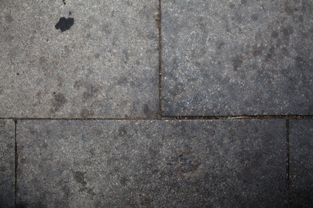 Texture of street surface, old and dirty. Abstract composition.の写真素材