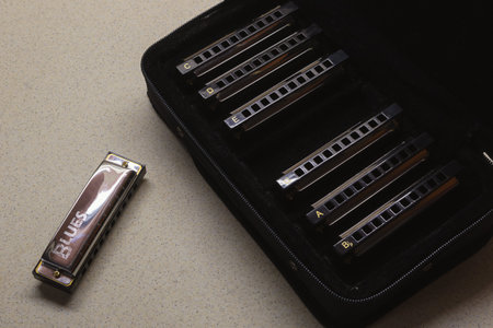 New set of small harmonicas, in all tonalities.
