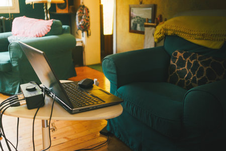 Home music recording, instrument and music equipment details.の写真素材