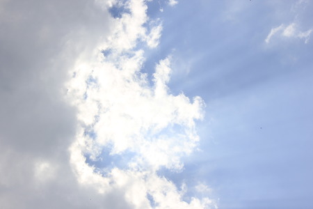 Blue sky cloudの写真素材