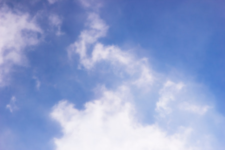 Blue sky cloud art abstract backgroundの写真素材