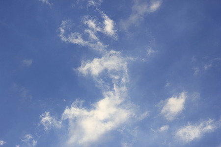 Blue sky cloudの写真素材