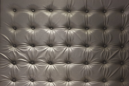 Close up  luxury buttoned leather.の写真素材