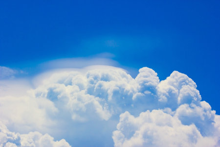 Beautiful blue sky.の写真素材