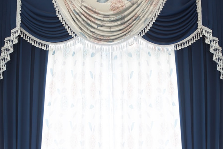 Luxury curtain.の写真素材